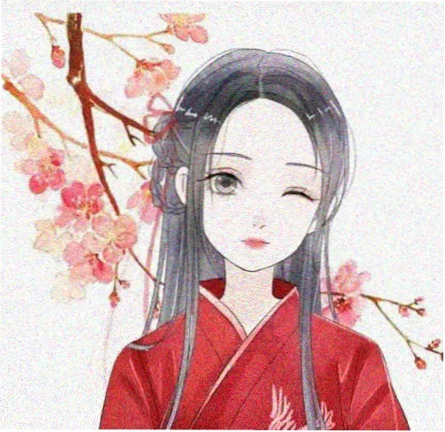 深夜台灯主题双人配对头像左侧靠肩人物